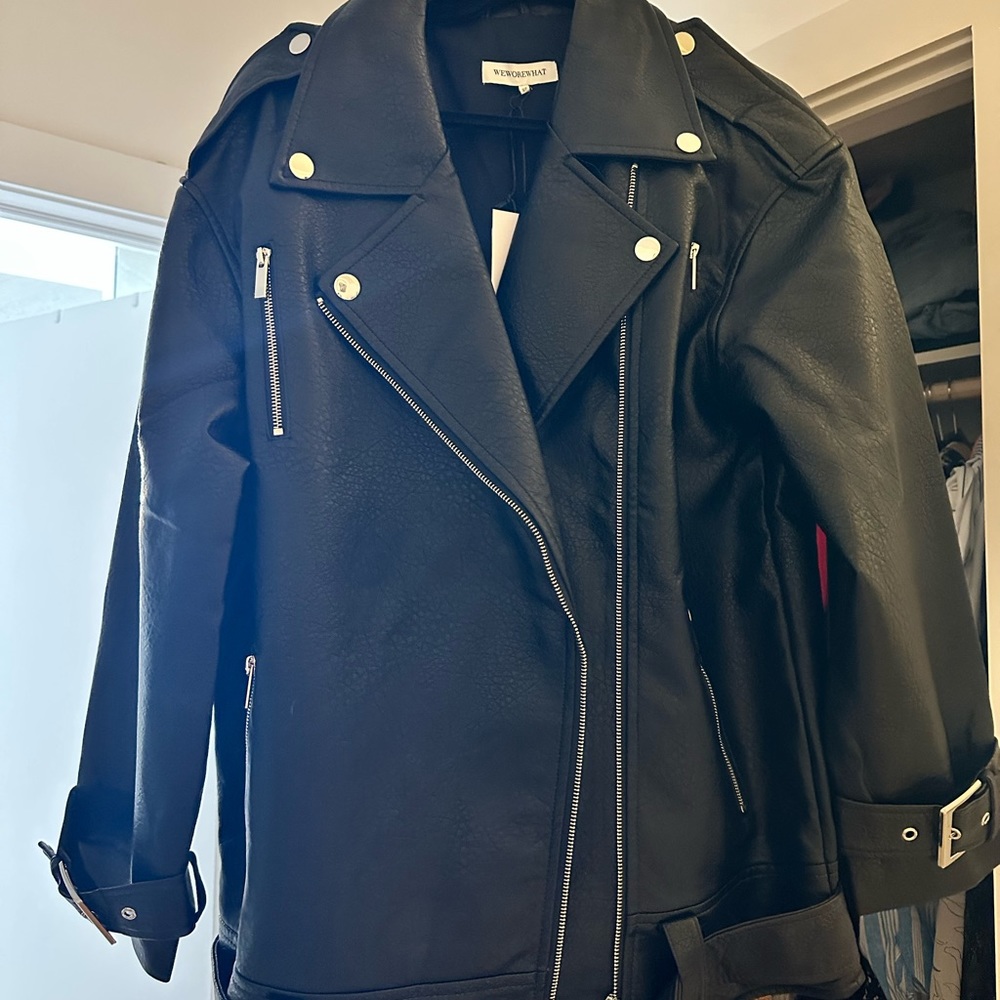 Oversized Moto Jacket - Picture 5 of 5